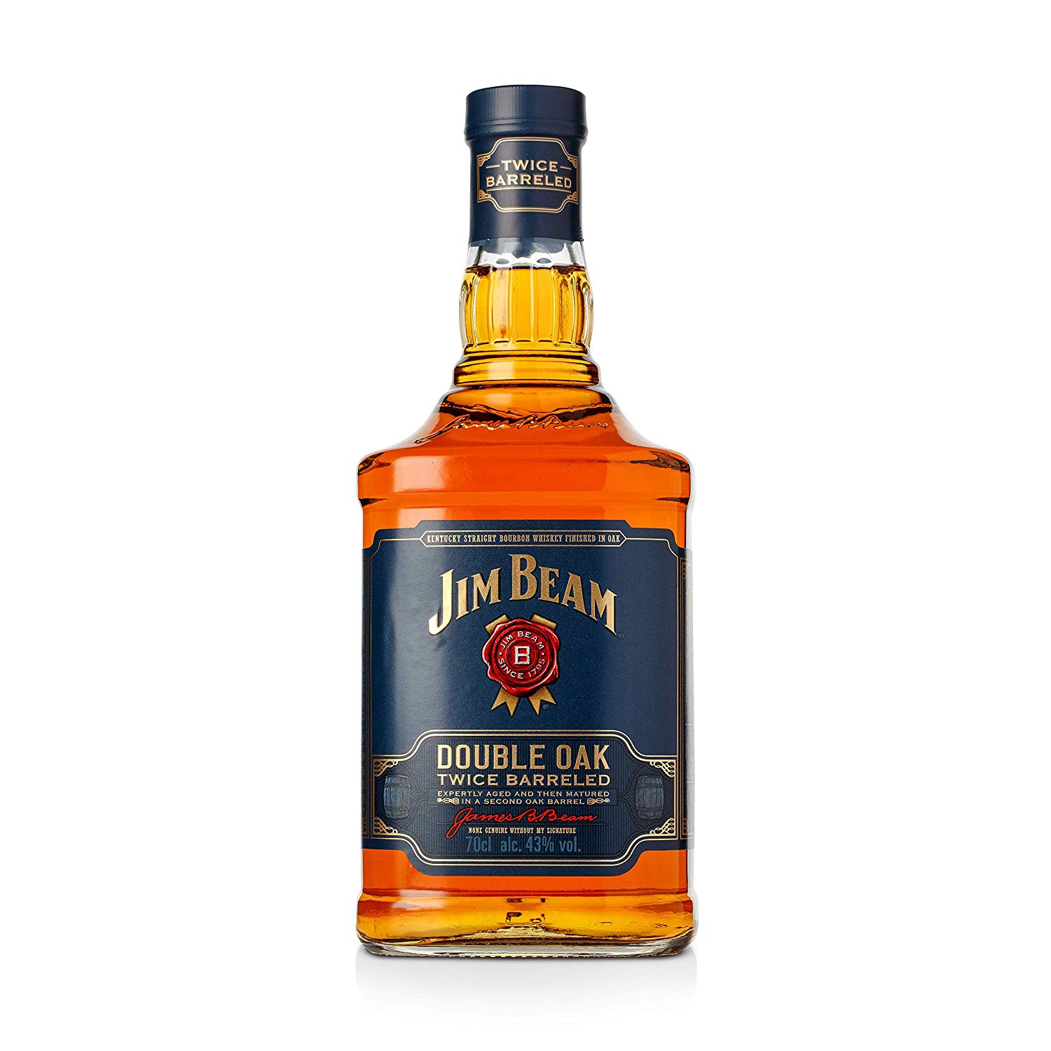 Whisky Bourbon Jim Beam Double Oak Twice Barreled solo 14,2€