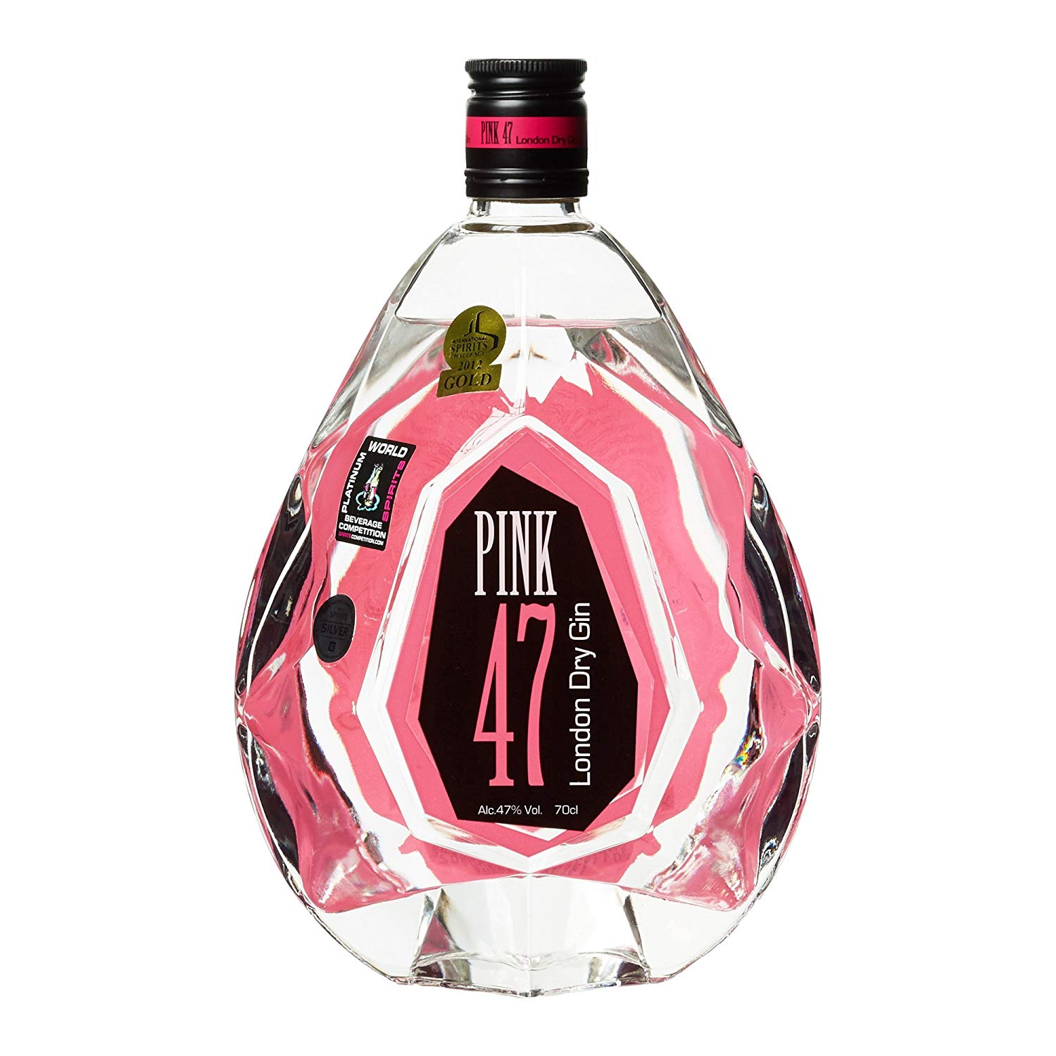 Botella de Ginebra 70 cl. Pink 47 solo 15,1€