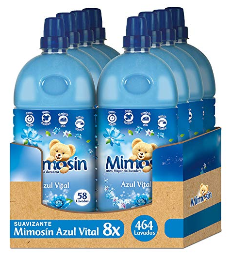 Suavizante Mimosin Azul Vital Pack de 8 solo 18,5€