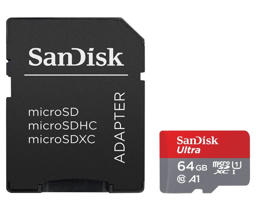 MicroSD Sandisk Ultra 64GB solo 9,4€