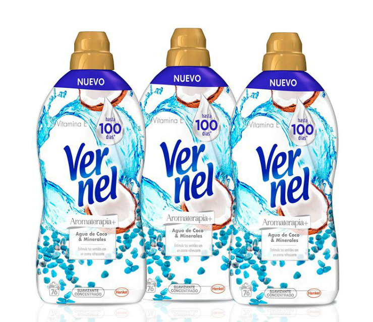 Pack de 3 Suavizantes Vernel solo 7€