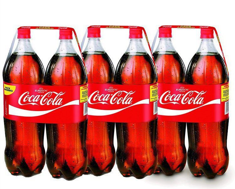 6 Botellas Coca-Cola de 2L solo 7,7€