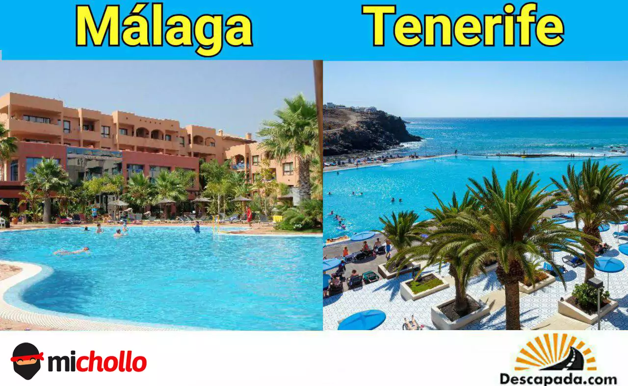 Escapadas a Tenerife y Málaga a precio chollo Escapadas a Tenerife y Málaga a precio chollo