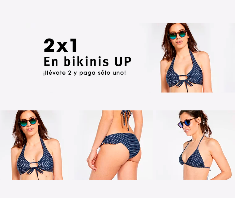 2x1 en bikinis up en Sprinter solo 3,9€