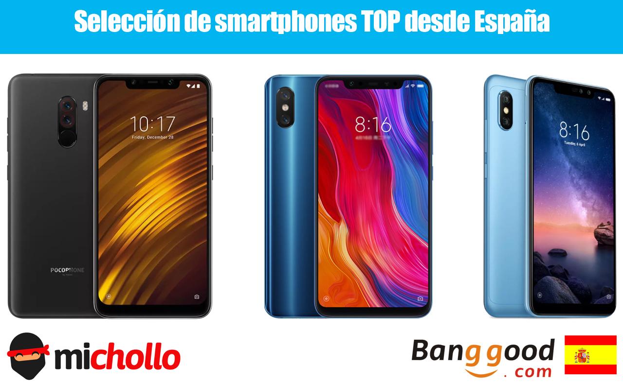 Selección de smartphones TOP desde España