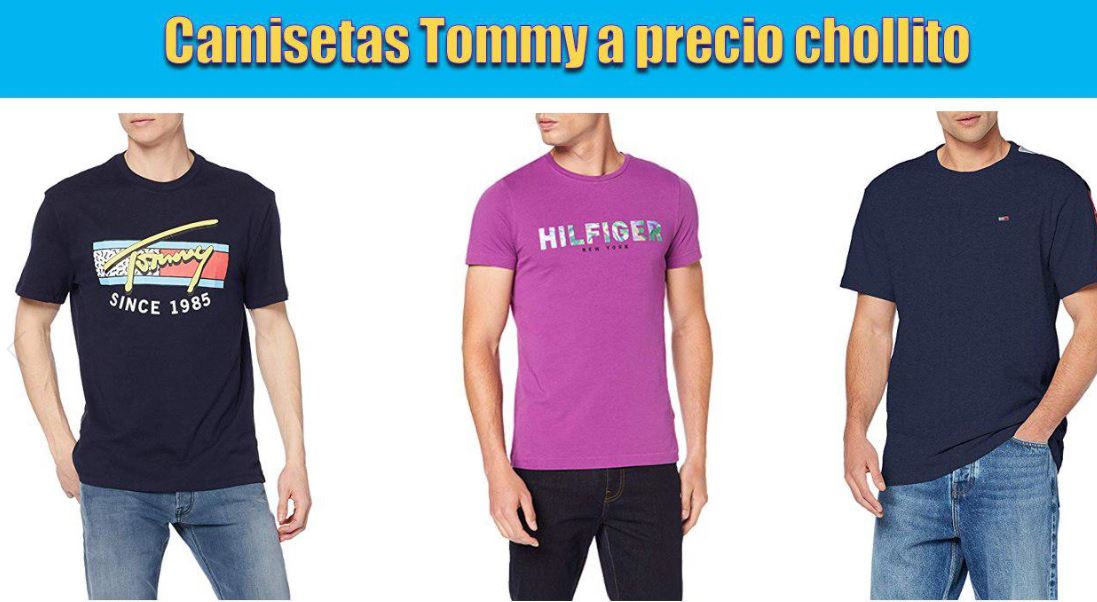 Camisetas Tommy Hilfiger a precio de chollito