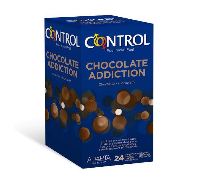 24 Uds. Preservativos Control Chocolate Addiction solo 10,3€