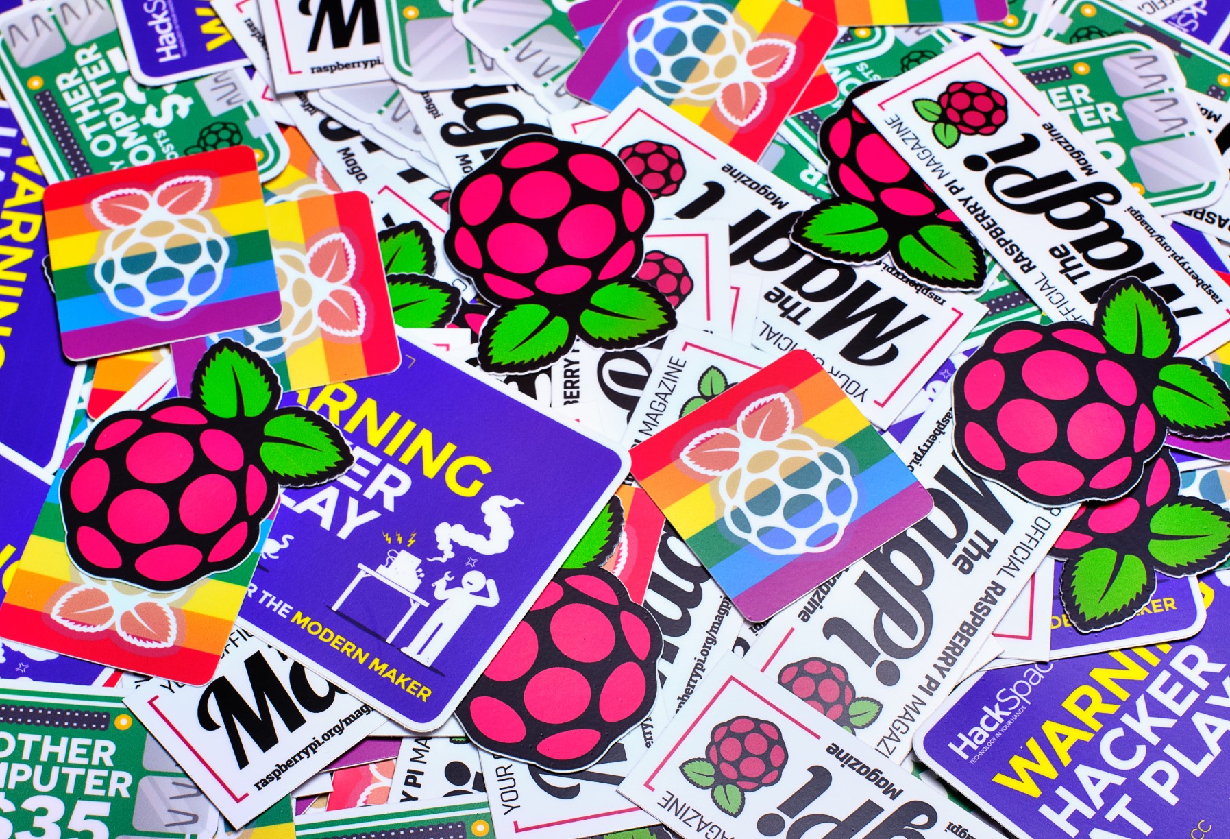 1000 Stickers de Raspberry Pi GRATIS