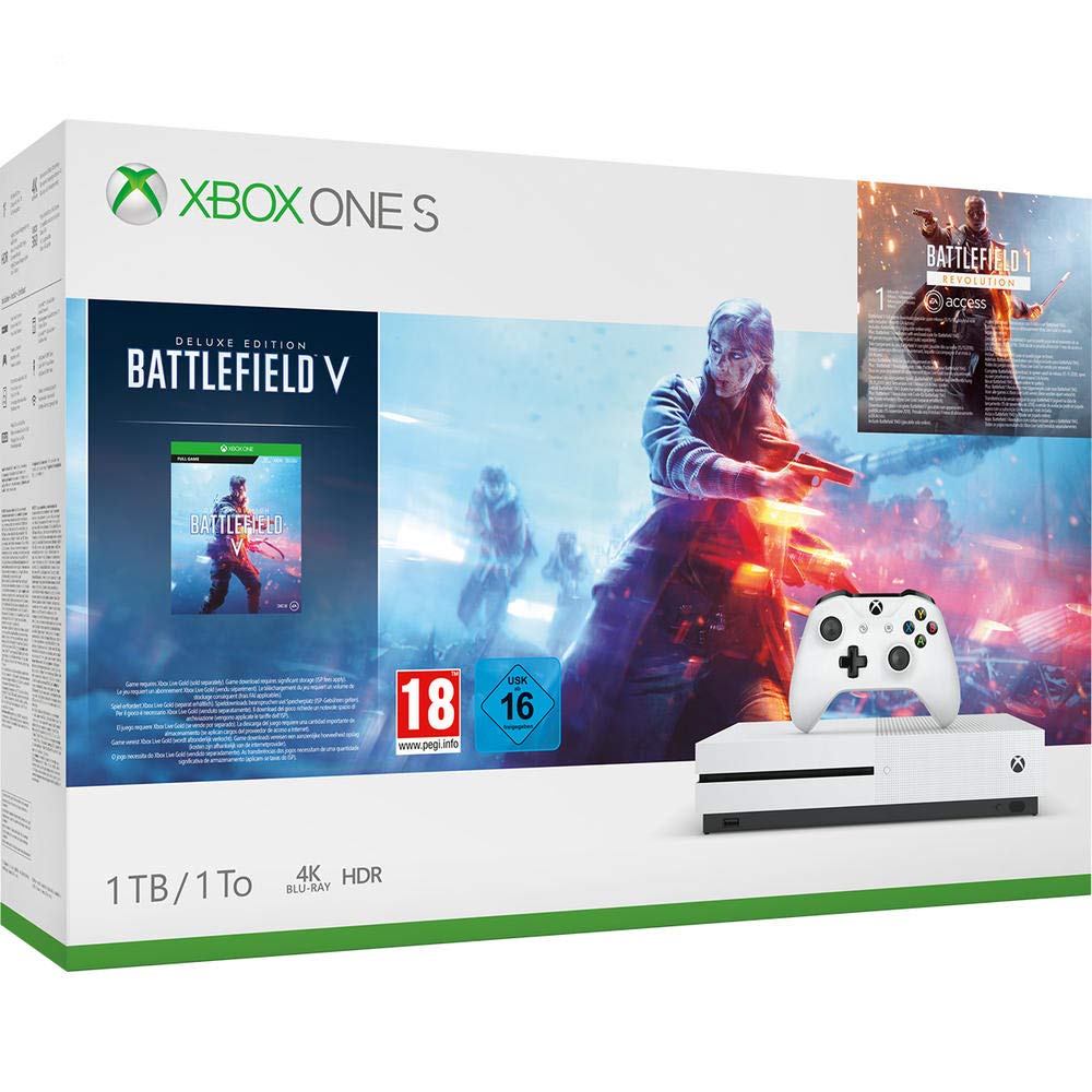 Pack de Xbox One S 1 to Battlefield V Deluxe solo 193,7€