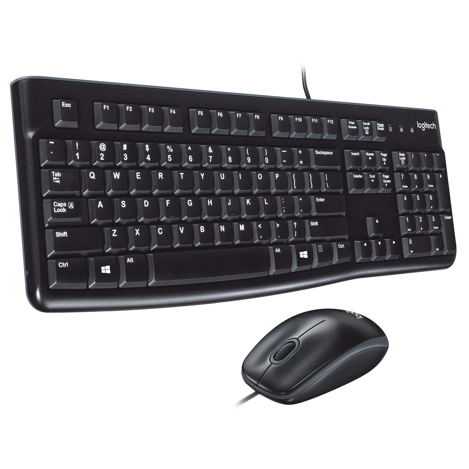 Logitech MK120, pack de teclado y ratón USB con configuración en español
