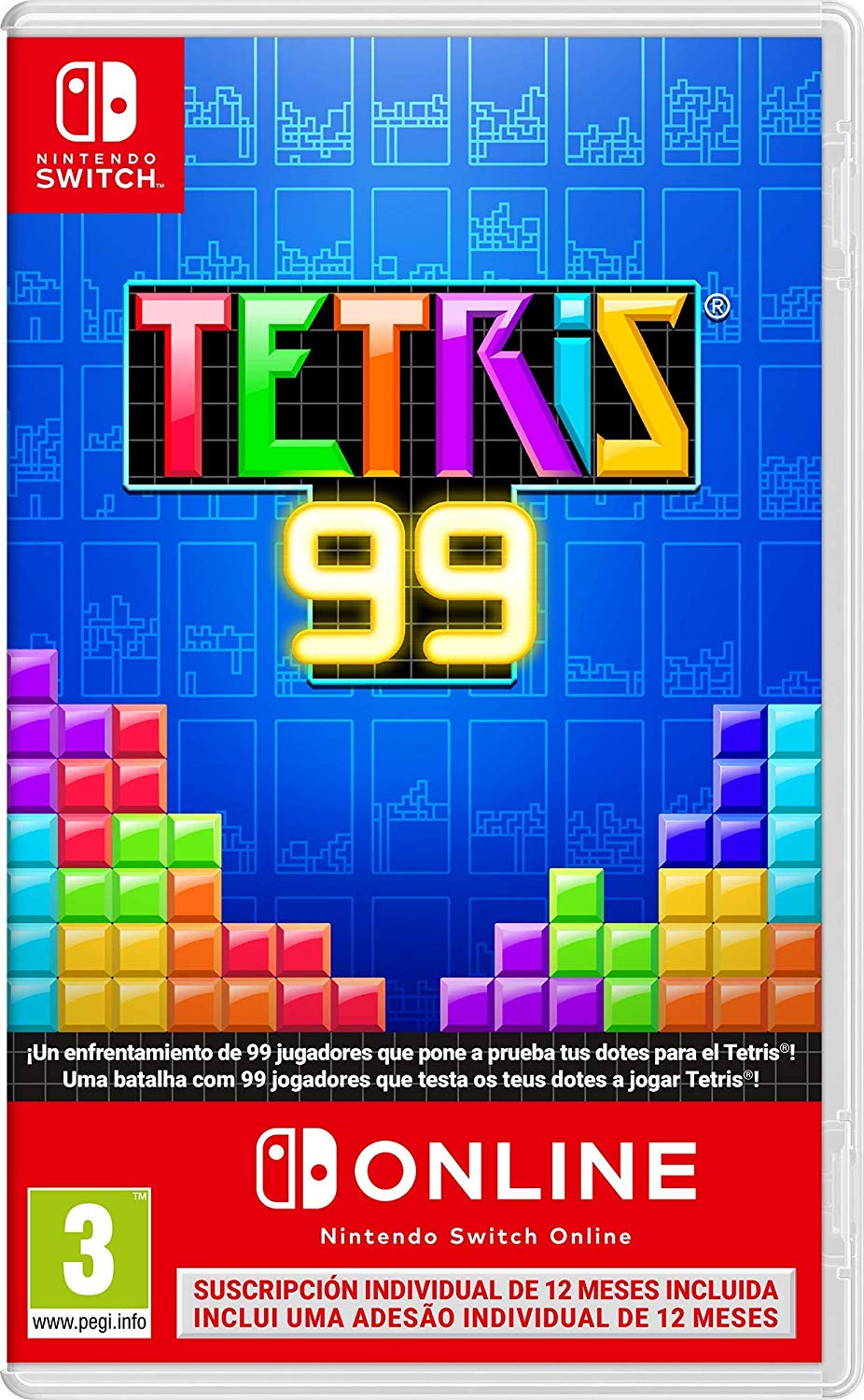 Juego Nintendo Switch Tetris 99 + 12 meses Nintendo Switch Online solo 24,9 €