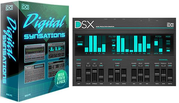 Sintetizadores de música 80s/90s UVI Digital Synsations GRATIS