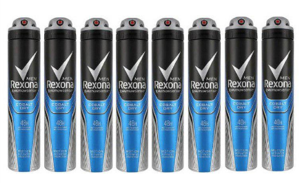 8 desodorantes Rexona solo 8€