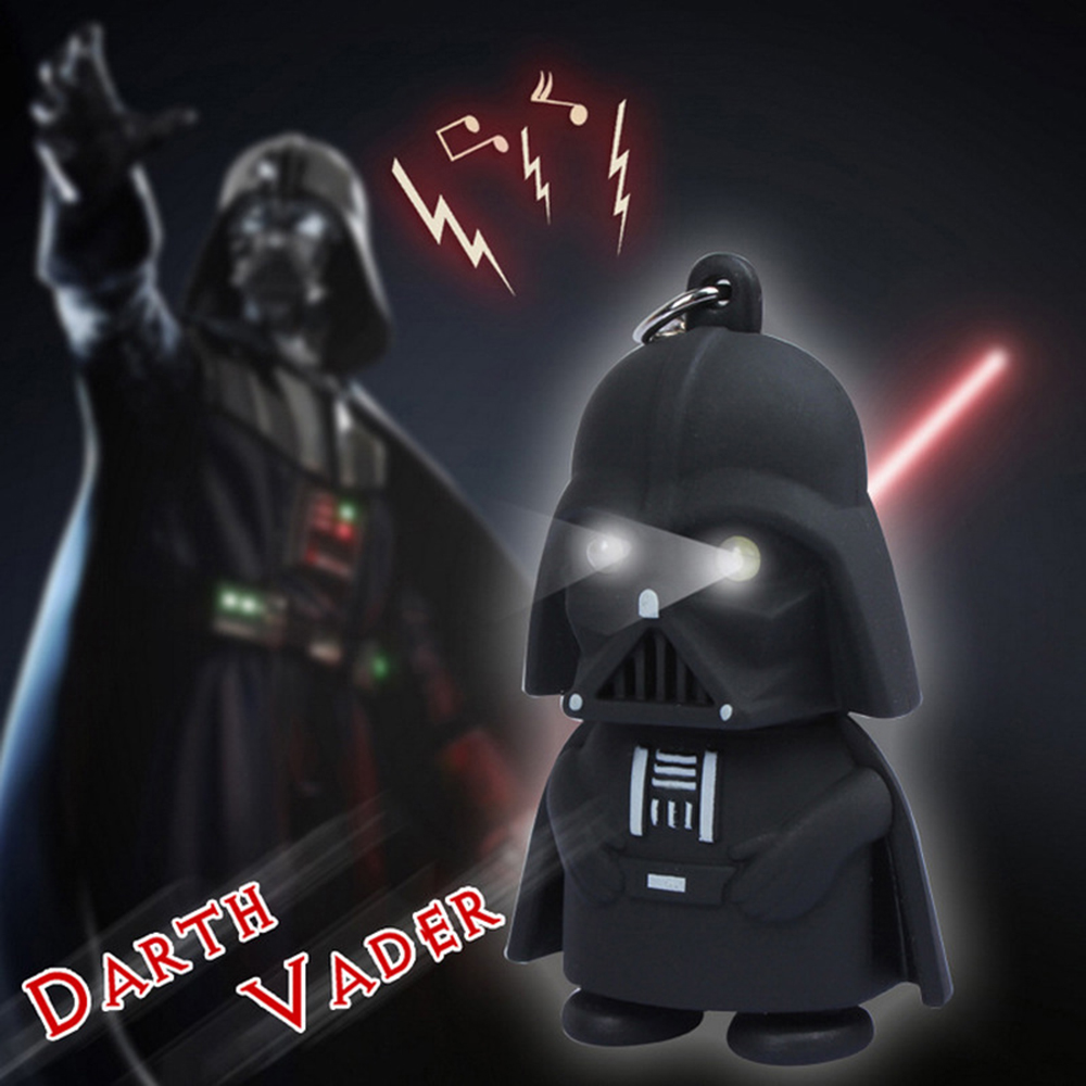 Llavero con luz LED de Darth Vader solo 0,2€