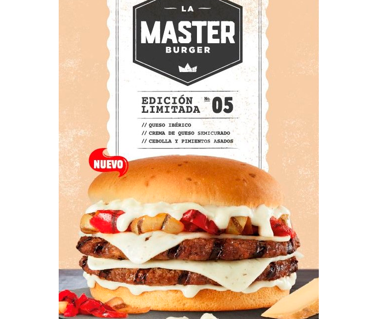 La Master Burger con tu pedido a domicilio GRATIS