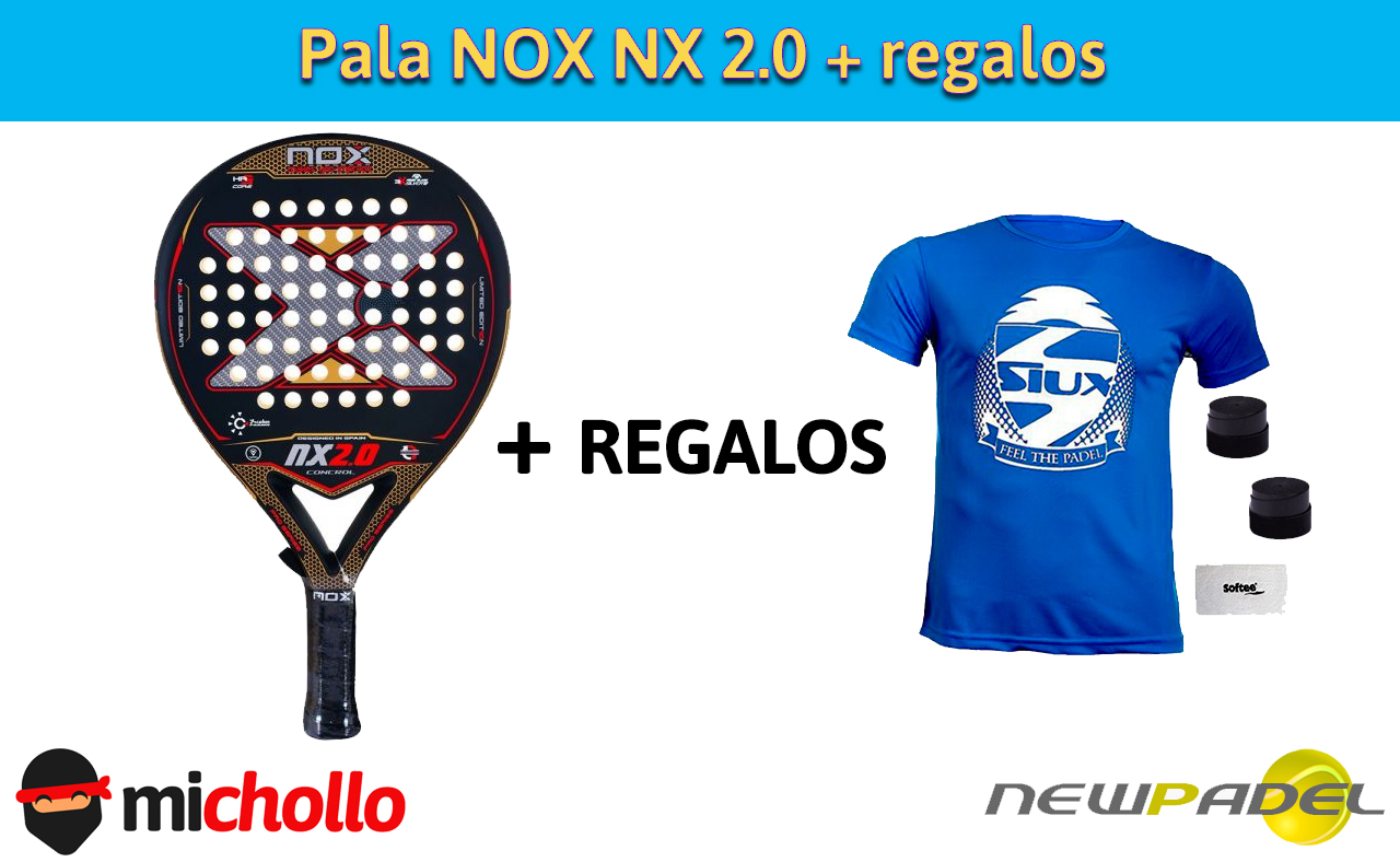 Pala NOX NX 2.0 + regalos solo 99€