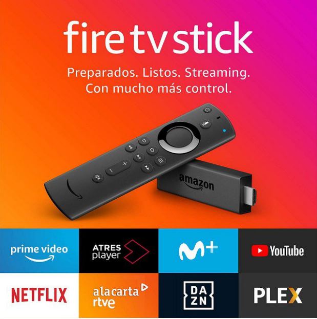 Fire TV Stick con control por voz Alexa solo 24,9€