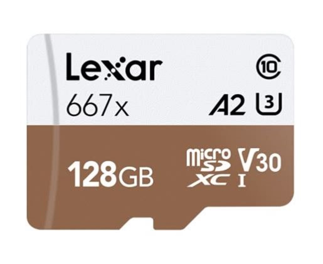 Tarjeta microSD 128GB Lexar 667x solo 17,2€