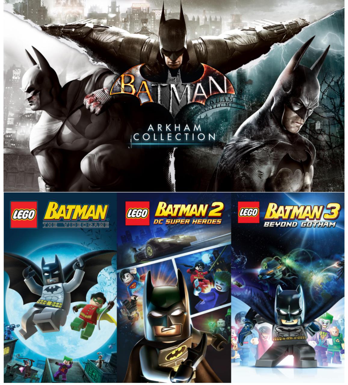 Batman: Arkham Collection y Lego Batman Trilogy para Steam GRATIS