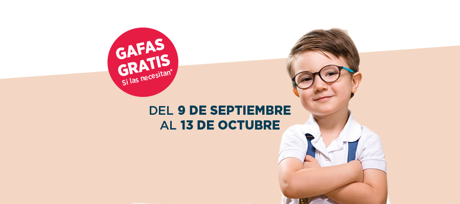 Gafas para niños con Alain Afflelou GRATIS