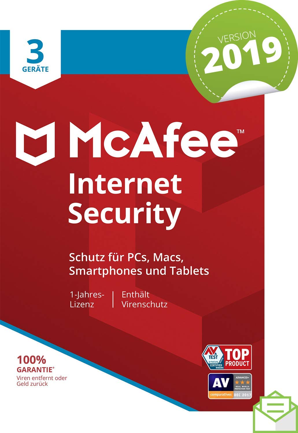 Paquete para el antivirus McAffee solo 10,1€