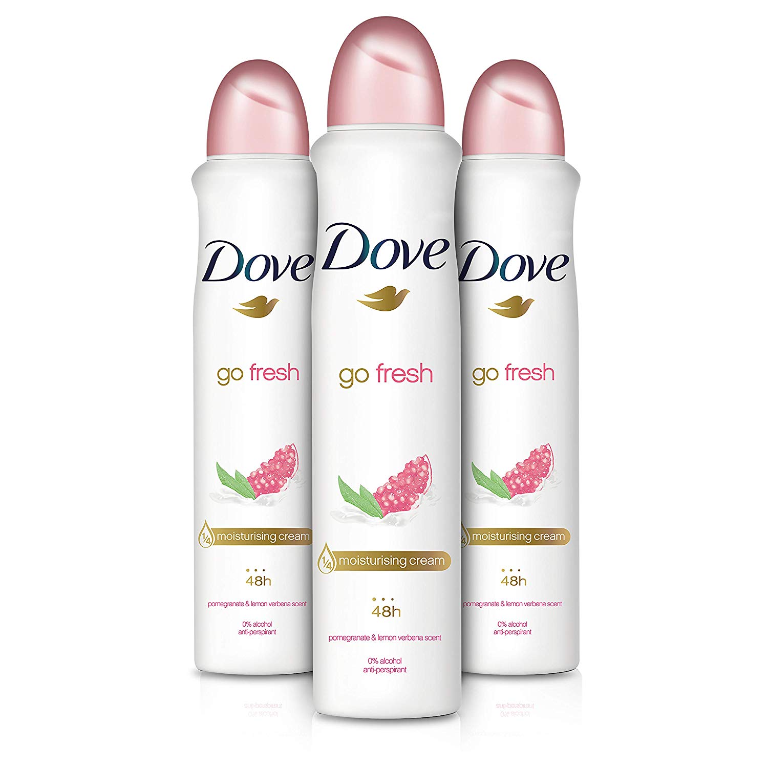Pack de 3 Desodorantes Dove Go Fresh solo 6,9€