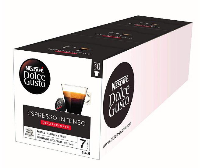 Pack de 90 Cápsulas Nescafé Dolce Gusto Espresso Intenso solo 18,9€
