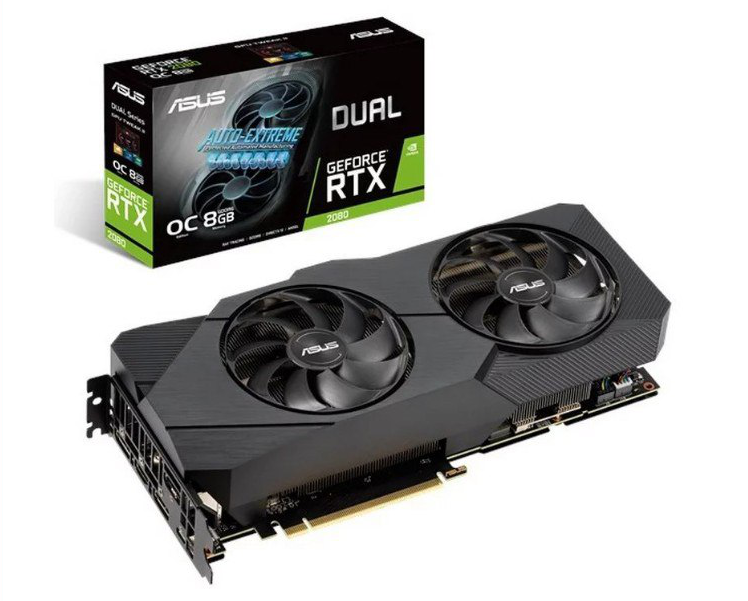 Gráfica RTX 2080 ASUS Dual OC solo 599,9€